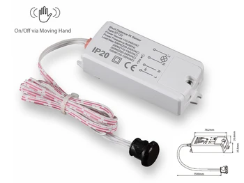 

Sensor Motion hands On Off Hand Sensor 220V Max 200W for Led lamp SKU-5084