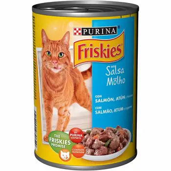 

PURINA FRISKIES SALMÓN Y ATÚN Alimento en Salsa para Gatos PACK AHORRO 24 x 400 Gramos