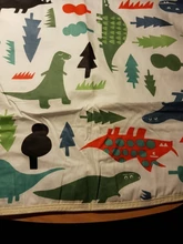 Alfombrilla para cambiar pañales de bebé con dibujos de animales, cambiador de pañales grande de algodón para recién nacidos, almohadillas cambiantes impermeables, estera de suelo juego