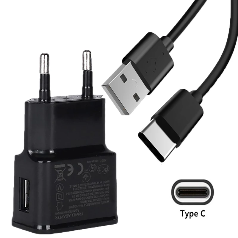 

USB C For Samsung Adaptive Fast Charger USB Quick Adapter 1.2M TYPE C Cable For Galaxy S8 S9 S10 Plus Note 8 9 A5 A7 Kabel Cord