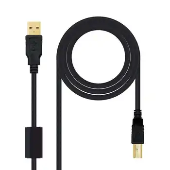 

Usb 2.0 cord nanowire 10.01.1202-connectors to/m-b/m-with ferrite-2m-Black