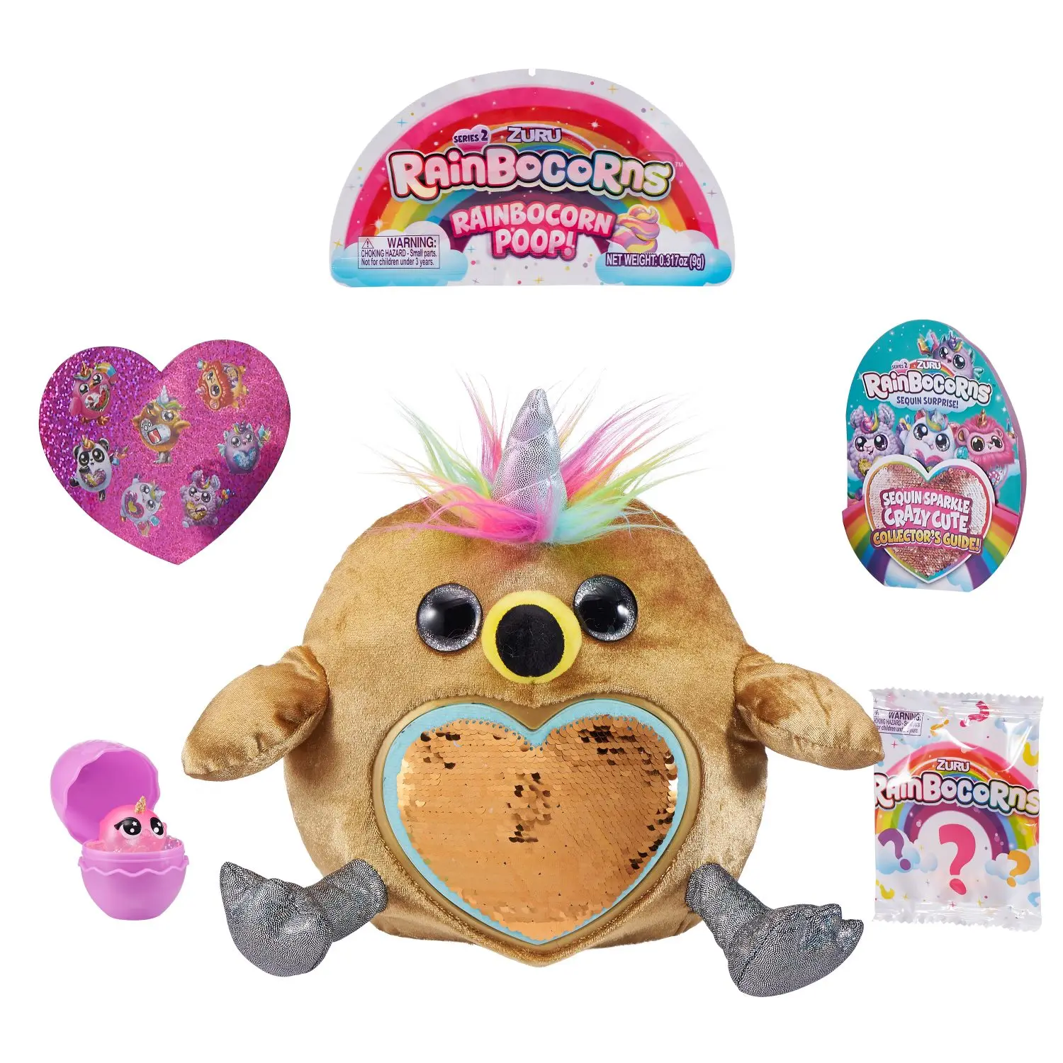 rainbocorns sequin surprise asda