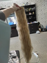 AISI BEAUTY-Pinzas largas para extensión de cabello, pelo sintético Natural con ondas al agua, Rubio, negro, marrón, rojo, 22 y 28 para peluquines para mujer