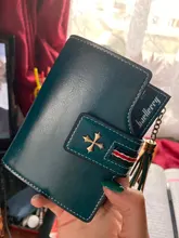 Cartera pequeña de cuero con cera de aceite para mujer, billetera pequeña de alta calidad con cremallera y broche, tarjetero
