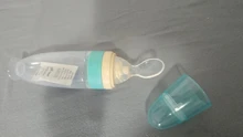 Imebaby bebé recién nacido de silicona de arroz botella de goma alimentación de bebé cuchara cuentagotas de silicona botella de alimentación cuchara botella