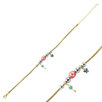 

Silver 925 Sterling Zircon Cubic Zirconia Moving Piece Bracelet