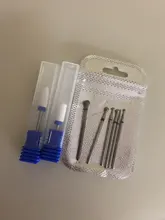 Broca de clavo de cerámica, juego de fresas de carburo para manicura, fresa de Metal, cortador de uñas artístico