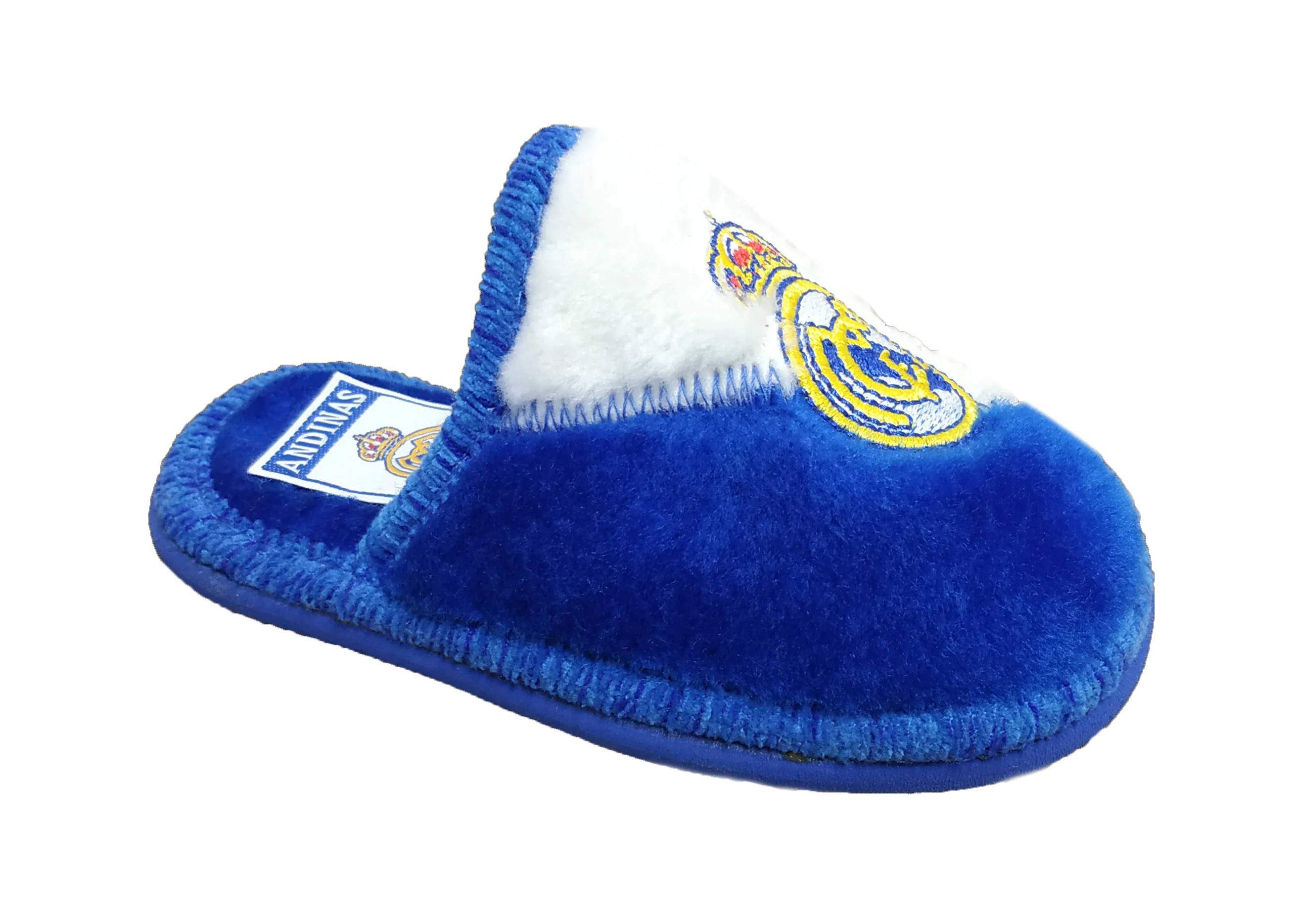 ANDINAS REAL MADRID OFICIAL POLIESTER BLANCO SLIPPERS BABY ZAPATILLAS CASA NIÑO AliExpress