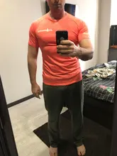 Running T-Shirt Short-Sleeve Tight Fitness Quick-Dry New Men Gym 3XL