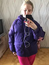 Winter Women Jackets Coat Parkas Padded-Down Print Female Cotton Hooded Warm HOT Letter