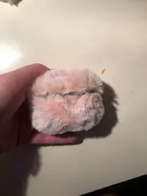 Ear-Fur-Case Capa Carabiner Plush-Cover Apple Airpods Rabbit Soft Wireless for 1-2/Wireless/Charging-fluffy-box