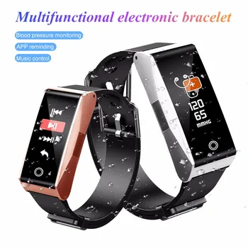 

Mate1 Smart band fitness tracker Color screen 24-hour continuous heart rate blood pressure monitor Smart bracelet men woman