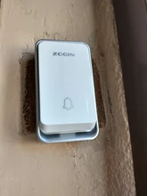 Wireless Doorbell Battery Receiver Self-Generating Remote Waterproof Veryhome Buttonus