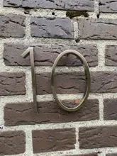 Número de la dirección para la puerta, accesorio multifuncional para exterior, hoteles, grande, 127mm