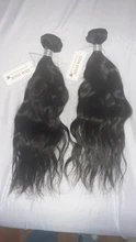 [A] onda Natural 6A baja proporción 8 ”-28” indio Remy armadura del pelo 3 oferta de extensiones trama Natural cabello extensiones de cabello humano 100g