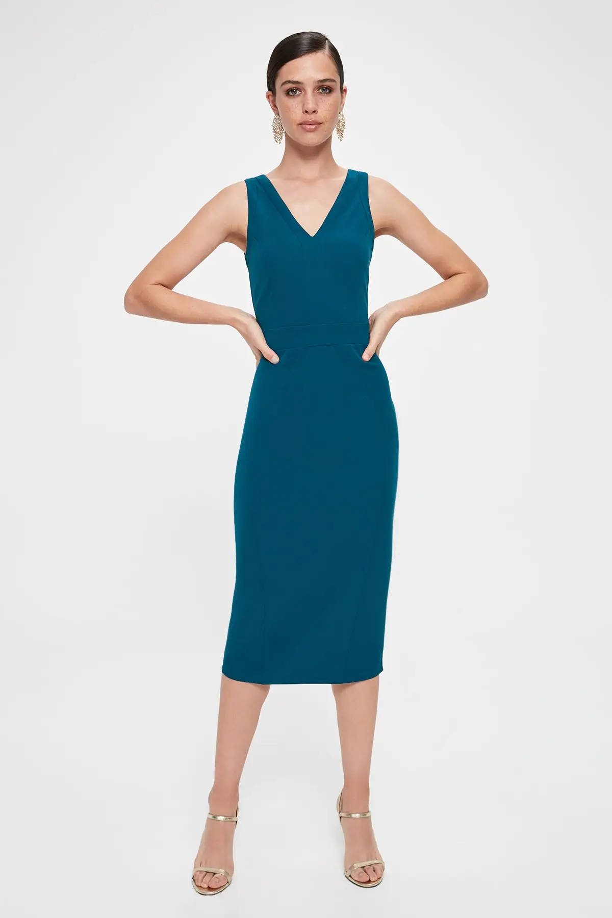 Trendyol Slits Dress TPRAW20EL1878 | Женская одежда