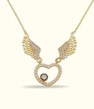 

Angel Wing Gold Necklace 02-336-K0593