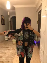 Kimono Cardigan Blouses Outfit Yukata Womens Tops Kawaii Shirt Streetwear Harajuku Japanese