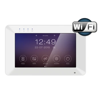 

Монитор видеодомофона Rocky Wi-Fi. Экран: 7", CVBS, Wi-Fi, microSD, 2 панели/2 камеры, запись фото/видео: ЕСТЬ, внутренний БП