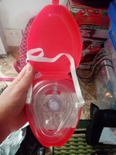 Máscara para respiración profesional de primeros auxilios, CPR, protección de rescate, respirador Artificial reutilizable con válvula unidireccional