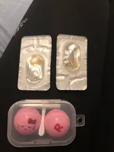 Easysmall azul coloreado de verde lente pequeña belleza alumno lentes de contacto cosméticos para ojos grado de miopía 2 unids/par receta