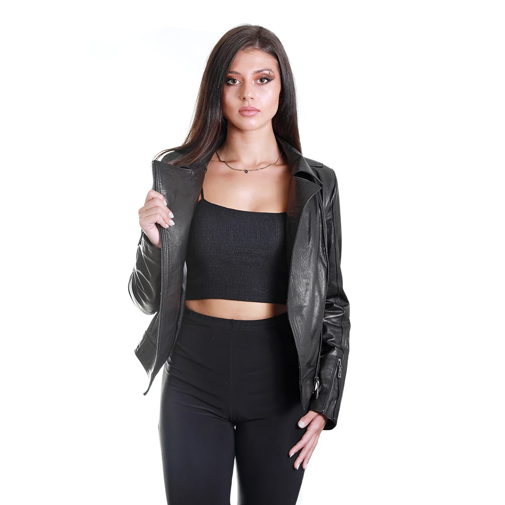 Zoramotti,Leather Jacket,Genuine Leather,Lambskin,Classic,quality,Natural Leather,Keeps,Warm