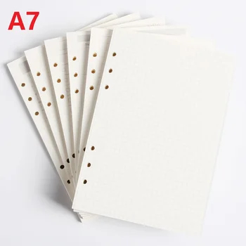 

A7 Binder Notebook Refill 6 Hole Loose Leaf Spiral Notebooks Paper Core Weekly Planner 2020 Office Agenda Book Blank Inner New