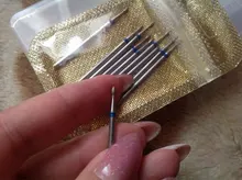 Juego de cortadoras de fresado de piedra de diamante, taladro eléctrico para manicura, brocas de limpieza de cutículas, accesorios de rebaba, equipo de arte de uñas, 10 Uds.