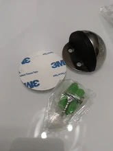 Door-Stopper Sticker Catch Sliver Rubber Floor-Mounted Stainless-Steel Hidden Punch-Free