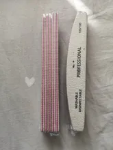 5 unids/lote de archivo 100/180 tope de lijado de manicura pedicura pulido polaco PP o de madera profesional archivos herramienta Grey barco