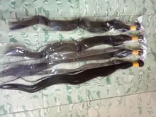 Missanna-mechones de tejido suave brasileño, extensiones de cabello humano Remy Natural grueso, 30, 32, 34, 36, 38 y 40 pulgadas, 1/3/4 Uds.