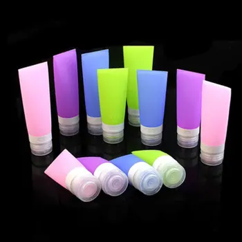 

38/60/80ML Travel protable Empty Plastic Tube Cosmetic Cream Lotion Shampoo Bath Lotion Containers Refillable Bottles