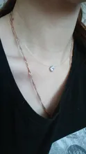 Collar de hilo de pescar transparente para mujer, cadena Invisible de Color plateado, gargantilla de diamantes de imitación para mujer