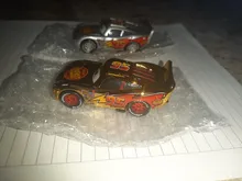 Disney Pixar-Coche de juguete de Cars 3 para niños, vehículo de aleación fundido a presión, Rayo McQueen, Jackson Storm Ramirez 1:55, n. ° 95