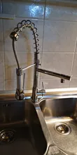 Kitchen Faucet Basin Tap-Spring Vessel-Sink-Mixer Brass Uythner Chrome Cold Hot Dual-Swivel