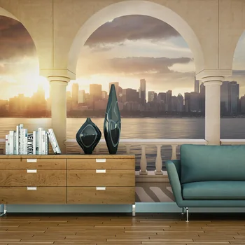 

Wall mural-New York sognata - 450x270 cm
