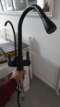 Crane Faucet FILTERED Tap Kitchen Drinking-Water Golden Black Cold And for Sprayer Three-Ways