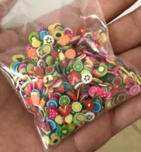 1000 unids/pack Animal del frutas uñas arte resina pastel corazón UV resina epoxi molde de relleno para la fabricación de la joyería Diy herramientas
