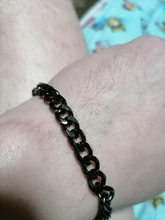 Sifisrri-Cadena de eslabones cubanos para hombre y mujer, brazalete de acero inoxidable de 3/5/7mm, color negro y dorado, joyería Unisex