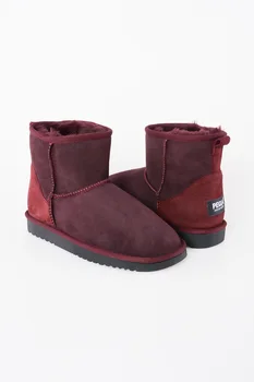 

Сапоги из Овчины Женская Угги Обувь Sheepskin Boots Women Ботинки Женские Botines Mujer Botas Buty Damskie Chaussure Femme