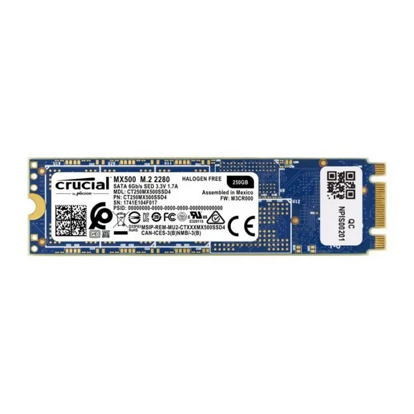  Festplatte Crucial CT250MX500SSD4 SSD 250 GB SATA III