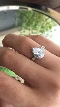 Anillo de amor de Zircón hueco para mujer, sortija de amor con nudo de lazo Chapado en plata para Dedo de árbol para pareja, joyería de compromiso para boda