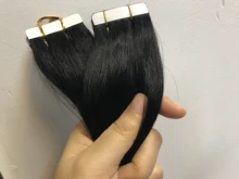 Human-Hair-Extensions Tape Skin Weft Remy-Hair Straight Double-Sided Bigsophy 24-26inch