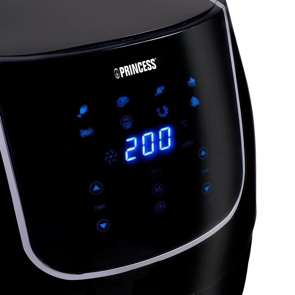 Princess Digital Aerofryer 182244 1500W 6L Air Fryer Black