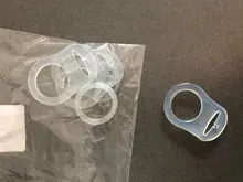 Adaptador de Clip para chupete de bebé, de silicona, multicolor, 5 uds.