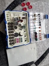 268PC Abrasive Rotary Tool Accessories Set Electric Mini Drill Bit Kit for Dremel Sanding