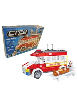 

Ausini-city ambulance series 155 pieces