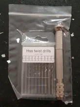 Juego de equipos de perforación manual de Metal, herramientas de molde de resina epoxi Uv con tornillo de taladro de 0,8mm-3,0mm, bricolaje, fabricación de joyas hechas a mano, 1 Juego