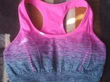 Sports-Bra Top Fitness Seamless Yoga Quick-Dry Running Women Padded VEQKING for Hback