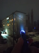 LED Flashlight Torch-Lamp Magnet Work-Inspection COB with The-Bottom And Clip Red/blue